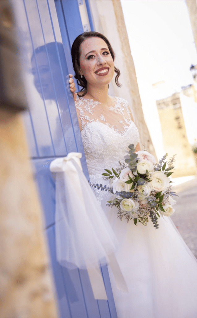Bridal bouquet with ranunculus